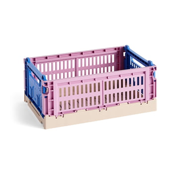 Colour Crate Mix Korb S, 26,5 x 17 cm, dusty rose, recycled von Hay