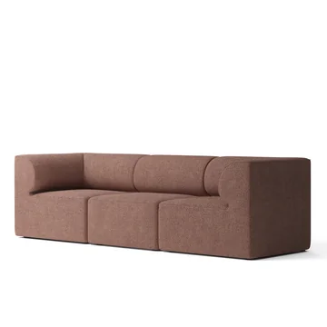 Eave 86 Sofa 3-Sitzer von Audo in der Ausführung bouclé / bordeaux