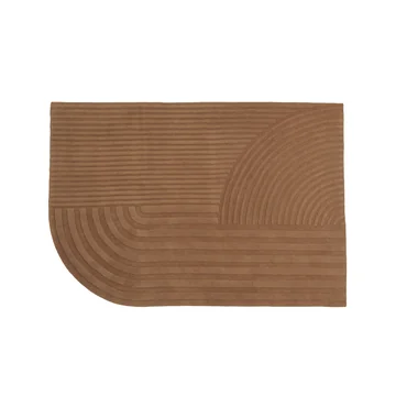 Relevo Teppich, 170 x 240 cm, burnt orange von Muuto