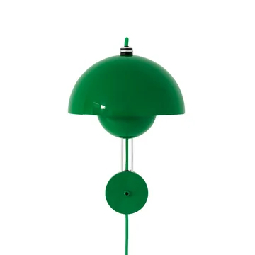 &Tradition - Flowerpot Wandleuchte VP8, signal grün