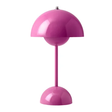 &Tradition - Flowerpot Akku Tischleuchte VP9 mit magnetischem Ladekabel, tangy pink