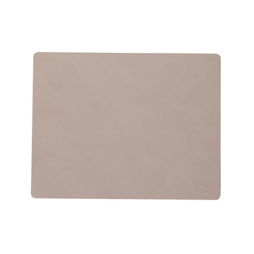 LindDNA - Tischset Square L 35 x 45 cm, Nupo clay brown