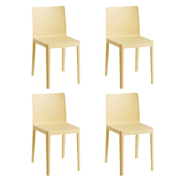 Hay - Élémentaire Chair, hellgelb (4er Set)
