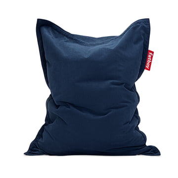 Recycelt Original Slim Sitzsack, tiefes blau von Fatboy