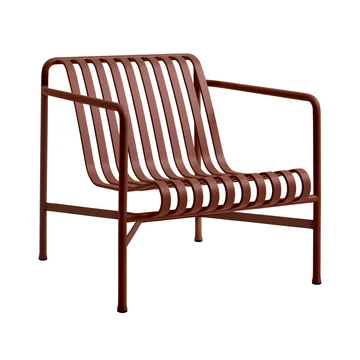 HAY - Palissade Lounge Chair Low, iron red