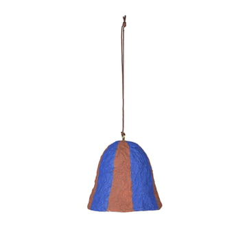 Broste-Copenhagen-Christmas-Pulp-Deko-Anhaenger-Glocke-caramel-brown