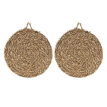 Acain Tischset Ø 29 cm, natur (2er-Set) von Nicolas Vahé