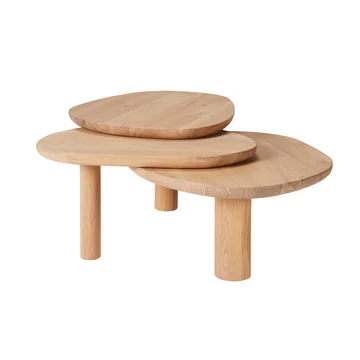 Bolia - Latch Couchtisch, Eiche geölt (3er-Set)