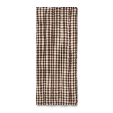 Bothy Check gesteppte Matratze, zimt/grau-grün von Ferm Living