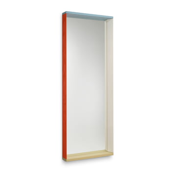 Colour Frame Spiegel, large, blau / orange von Vitra