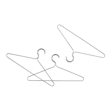 Colour Kleiderbügel, mirror (3er-Set) von HAY