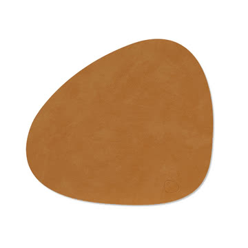 Tischset Curve M, 31 x 35 cm, Nupo burned curry von Lind DNA