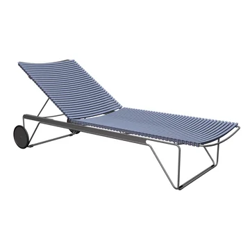HOUE - CLICK Chaise Longue verstellbar, taubenblau