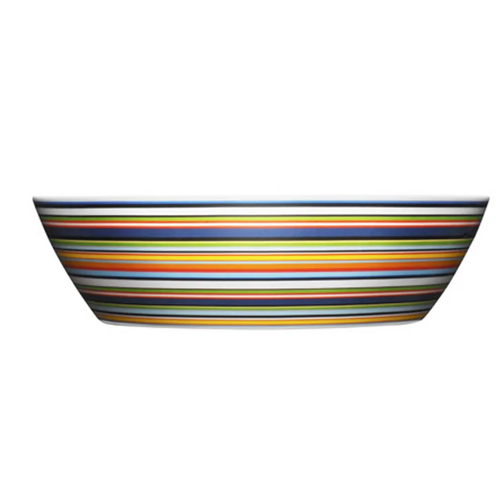 Origo Schale von Iittala in bunten Streifen