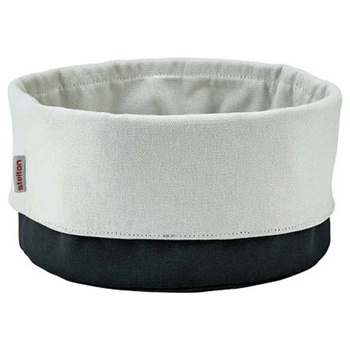 Die große Brottasche von Stelton, schwarz/ sand