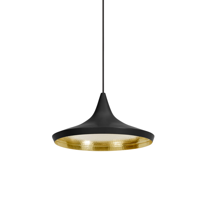 Tom Dixon - Beat Light Wide Pendelleuchte in Schwarz