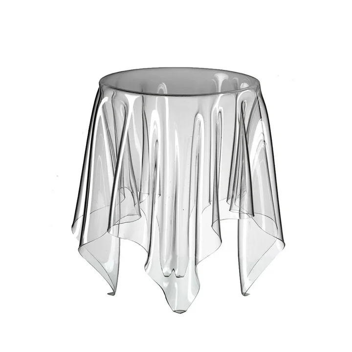 Illusion Beistelltisch von Essey in transparent