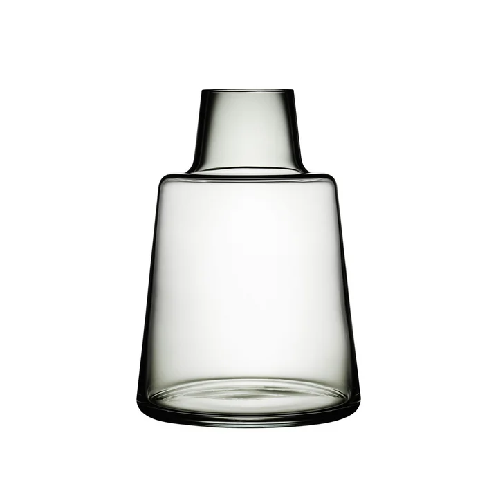 Flora Vase kurzer Hals 12 cm von Holmegaard in Smoke
