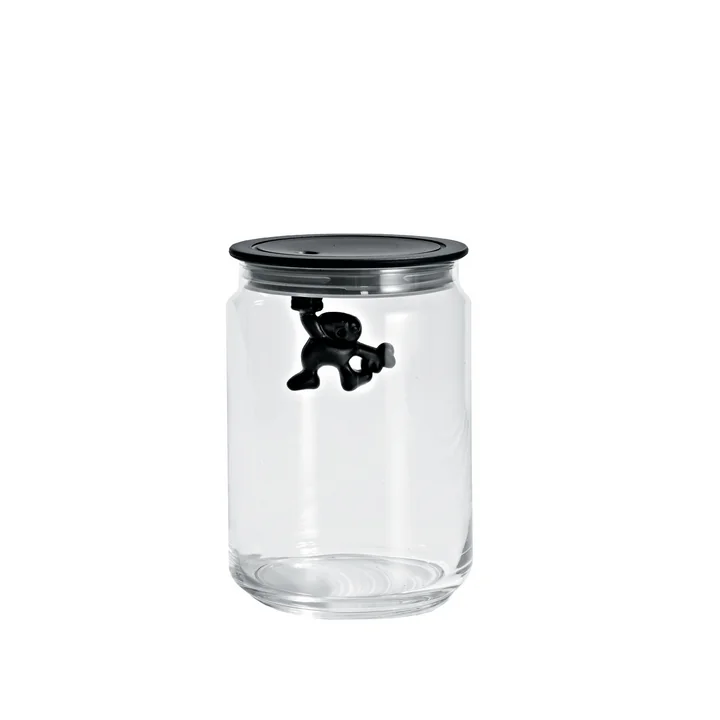 Gianni Küchendose, 90 cl, schwarz von A di Alessi