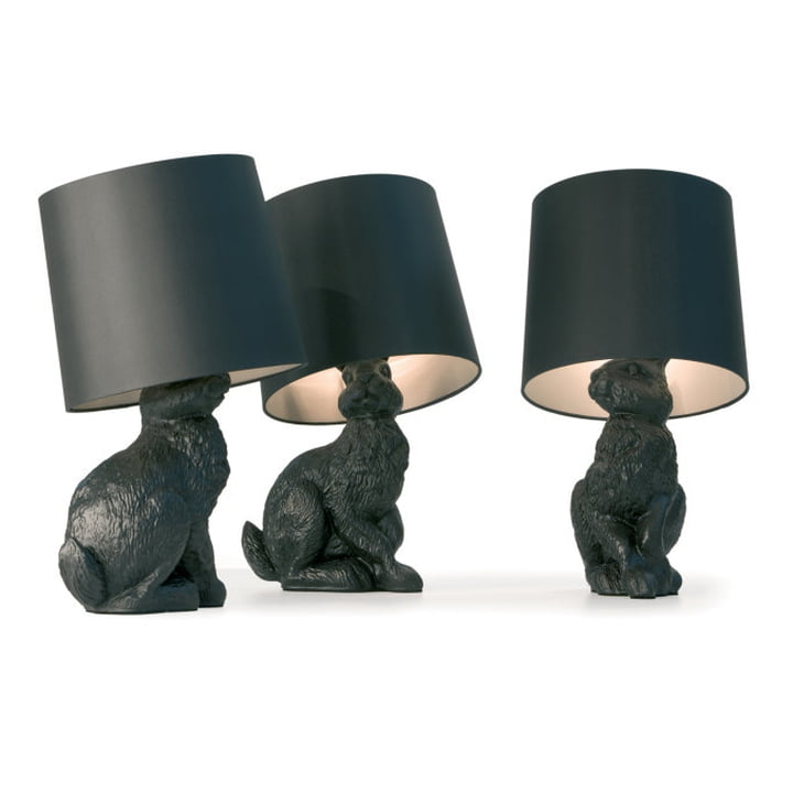 Moooi - Rabbit Lamp schwarz, 3er-Gruppe