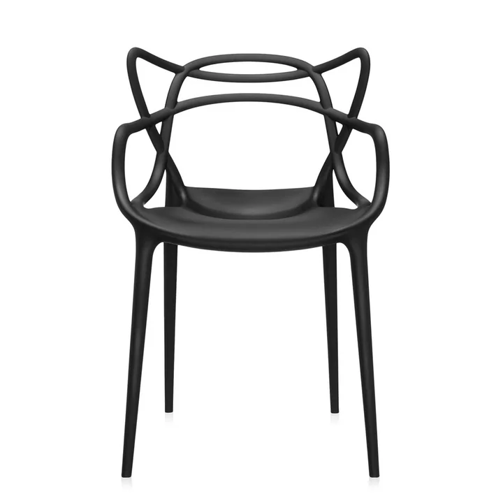 Masters Stuhl von Kartell in schwarz