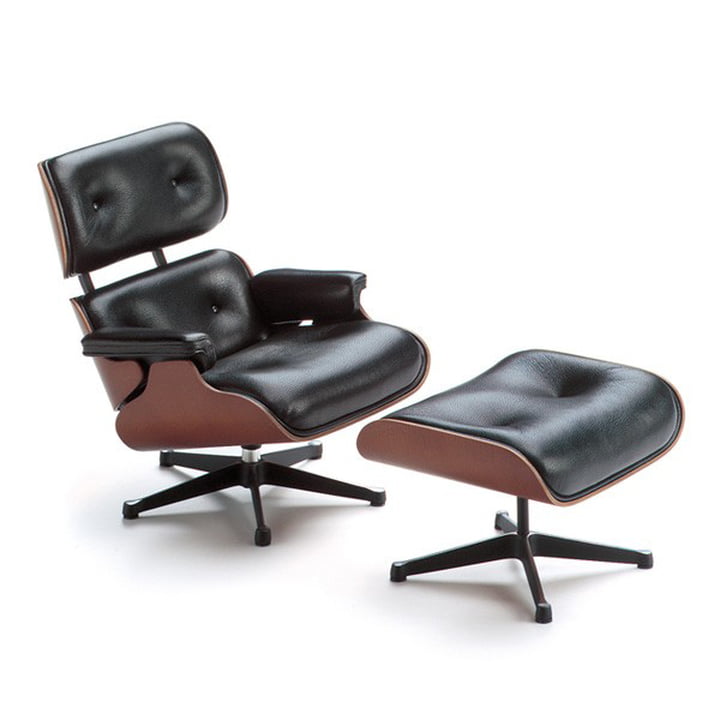 Miniatur Lounge Chair & Ottoman von Vitra