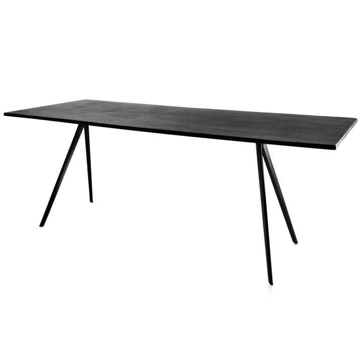 Baguette Tisch 205 - schwarz / schwarz von Magis