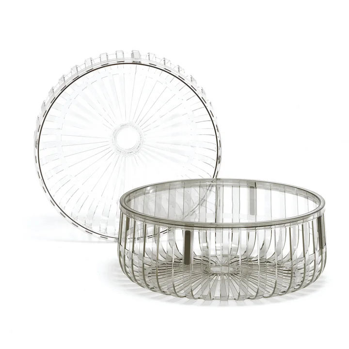 Panier by Ronan und Erwan Bouroullec in fumé von Kartell
