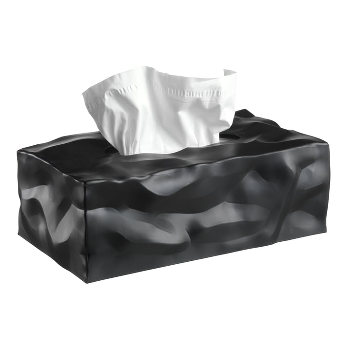 Wipy 2-Cube Tuchbox von Essey in schwarz