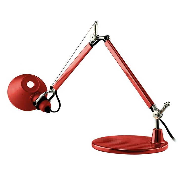 Tolomeo Micro Tischleuchte von Artemide in rot