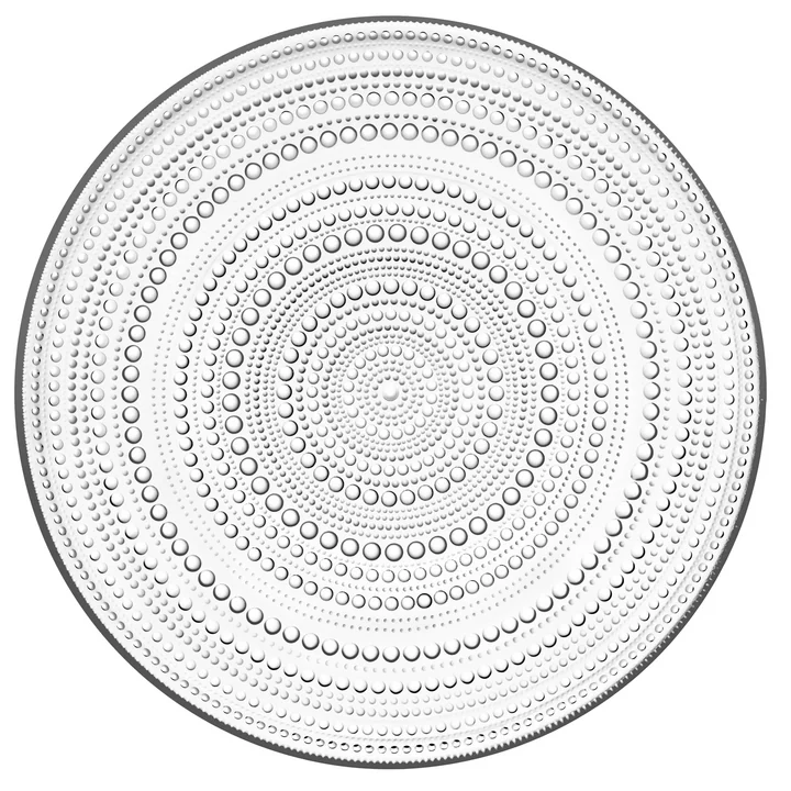 Kastehelmi Teller Ø 31,5 cm von Iittala in klar