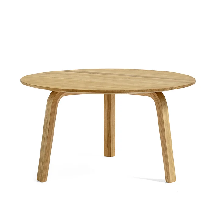 Bella Couchtisch Ø 60 cm / H 32 cm von HAY in Eiche natur