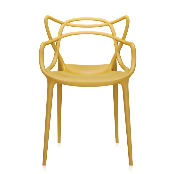 Masters Stuhl von Kartell in senffarben