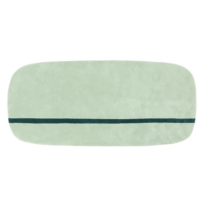 Oona Teppich von Normann Copenhagen in der Ausführung minze