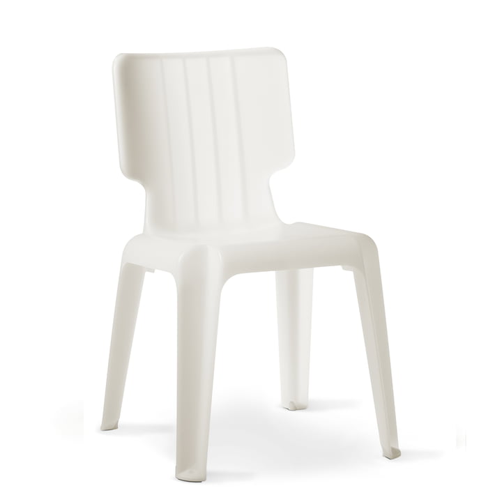Der Stuhl Wait von Depot4Design, transluzent-weiß