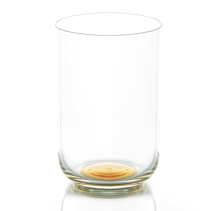 Colour Glass Wasserglas hoch von Hay mit goldenem Punkt