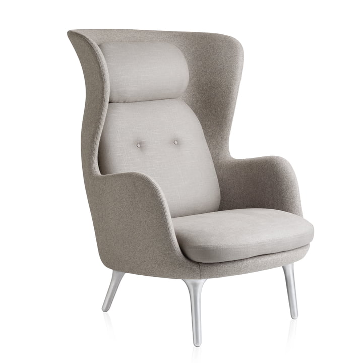 Ro Sessel von Fritz Hansen in Taupe