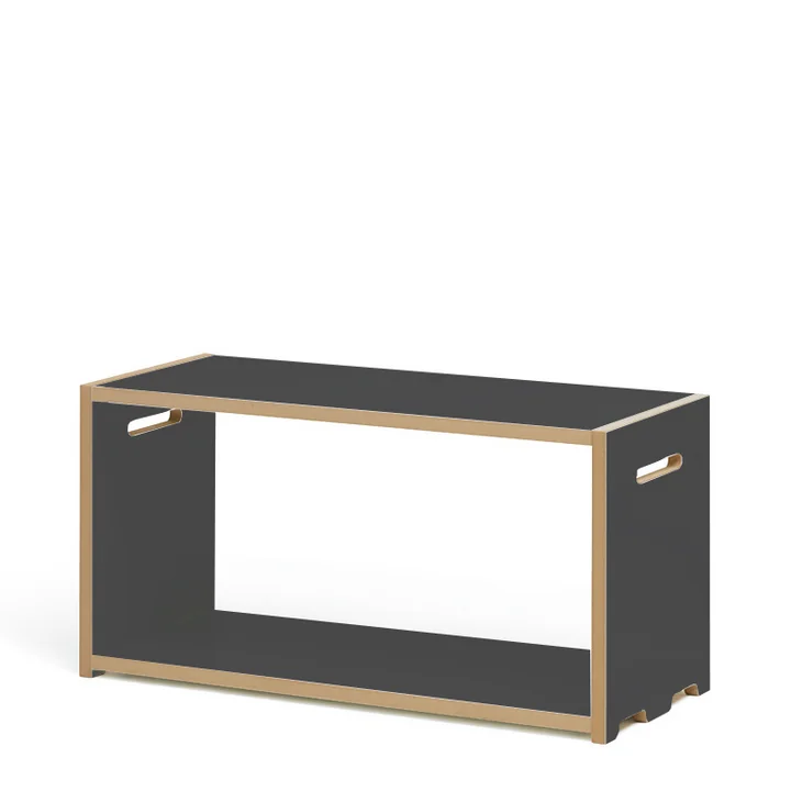 Hochstapler Regalsystem Grundmodul von Tojo in Anthrazit