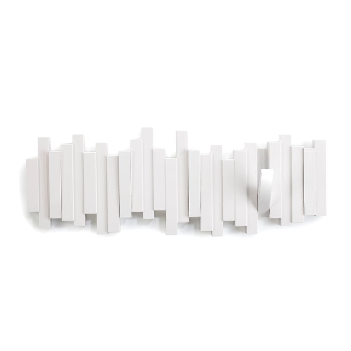 Multi Hook Wandgarderobe von Umbra in weiß
