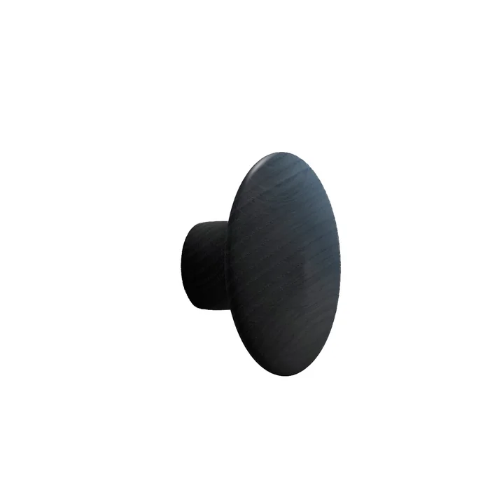 Wandhaken "The Dots" single small von Muuto in Schwarz