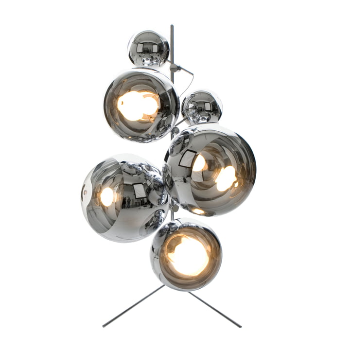 Mirror Balls von Tom Dixon auf dem Tripod Ständer