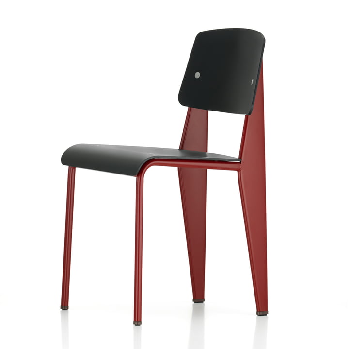 Vitra - Prouvé Standard SP Chair, japanese red / schwarz