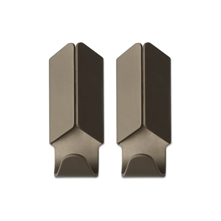HAY - Volet Hook 2er-Set, braun