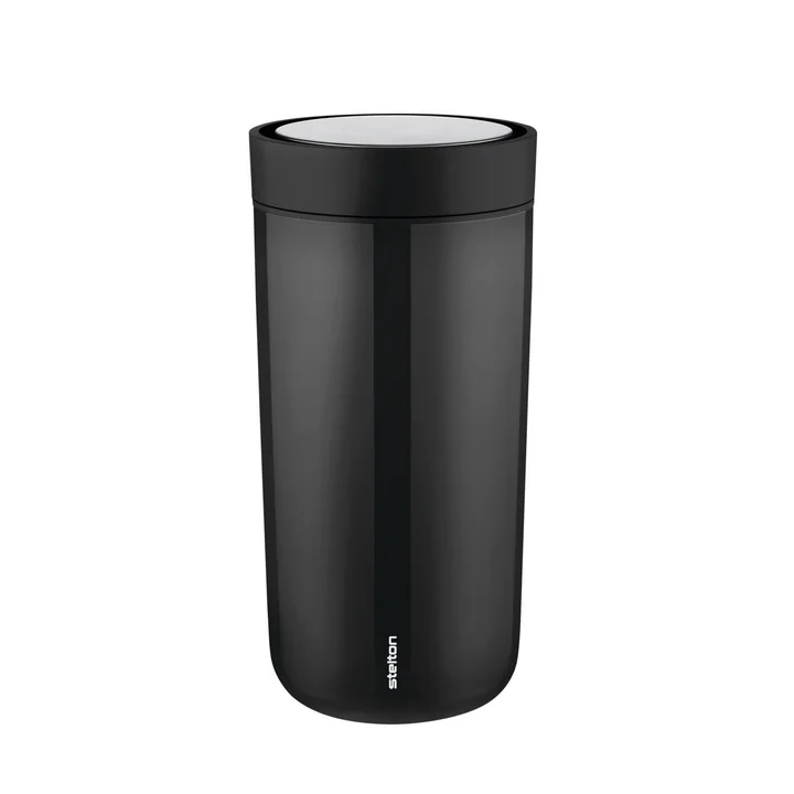 To Go Click Thermo 0,4 l doppelwandig von Stelton in schwarz metallic