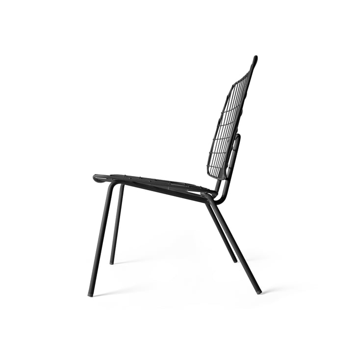 WM String Lounge Chair von Audo in Schwarz