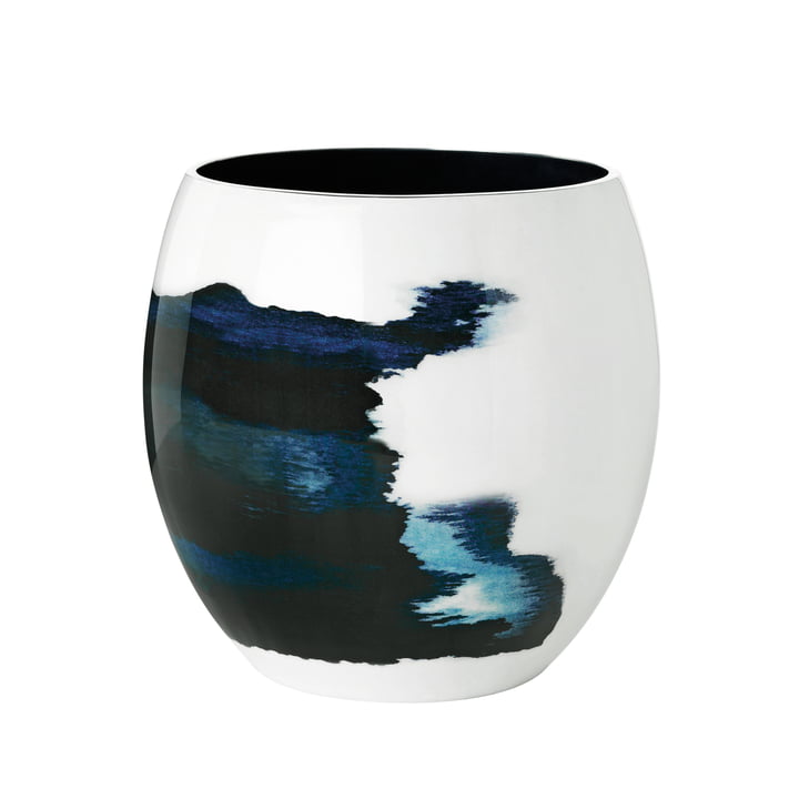 Die Stockholm Vase Aquatic von Stelton in groß Ø 20,3 cm