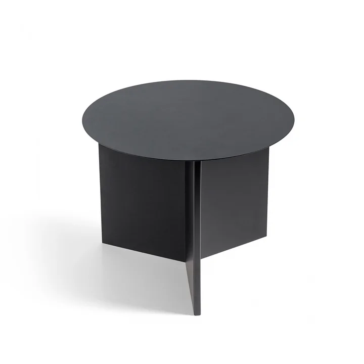 Slit Table Round von HAY in Schwarz