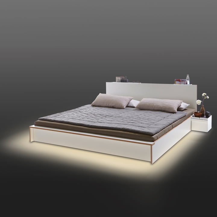 LED-Beleuchtung für das Flai Bett von Müller Small Living