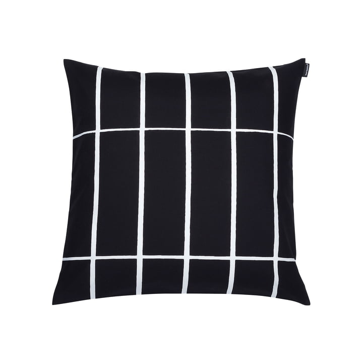 Der Marimekko - Tiiliskivi Kissenbezug 50 x 50 cm, schwarz / weiß