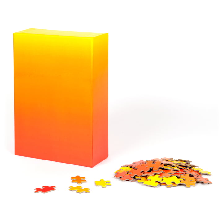 Areaware - Farbverlauf Puzzle, rot / gelb